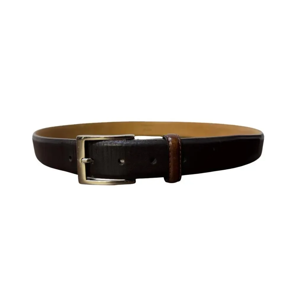 Vintage W Kleinberg signed leather belt mens size 36